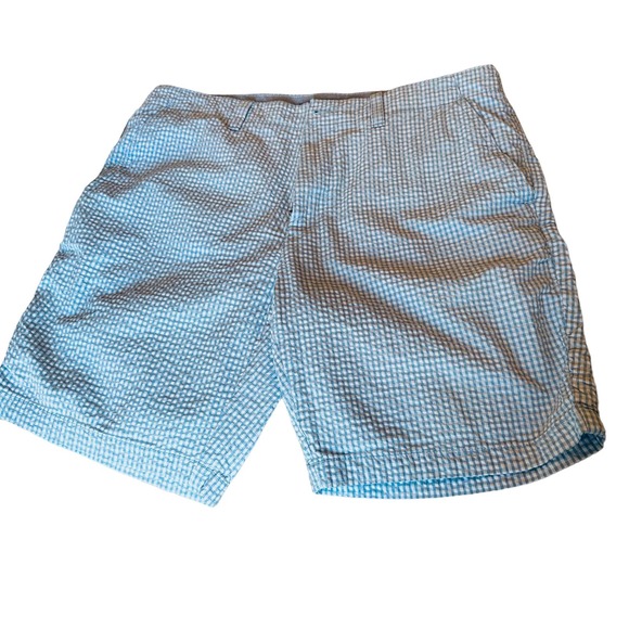 Tommy Hilfiger Other - Tommy Hilfiger - Mens blue and white seersucker shorts, size: 36